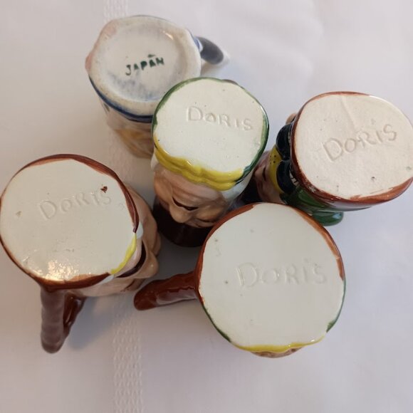 Vintage Thorley Bone China England "Jock" and 5 other Miniature Mug Collection - Picture 4 of 7